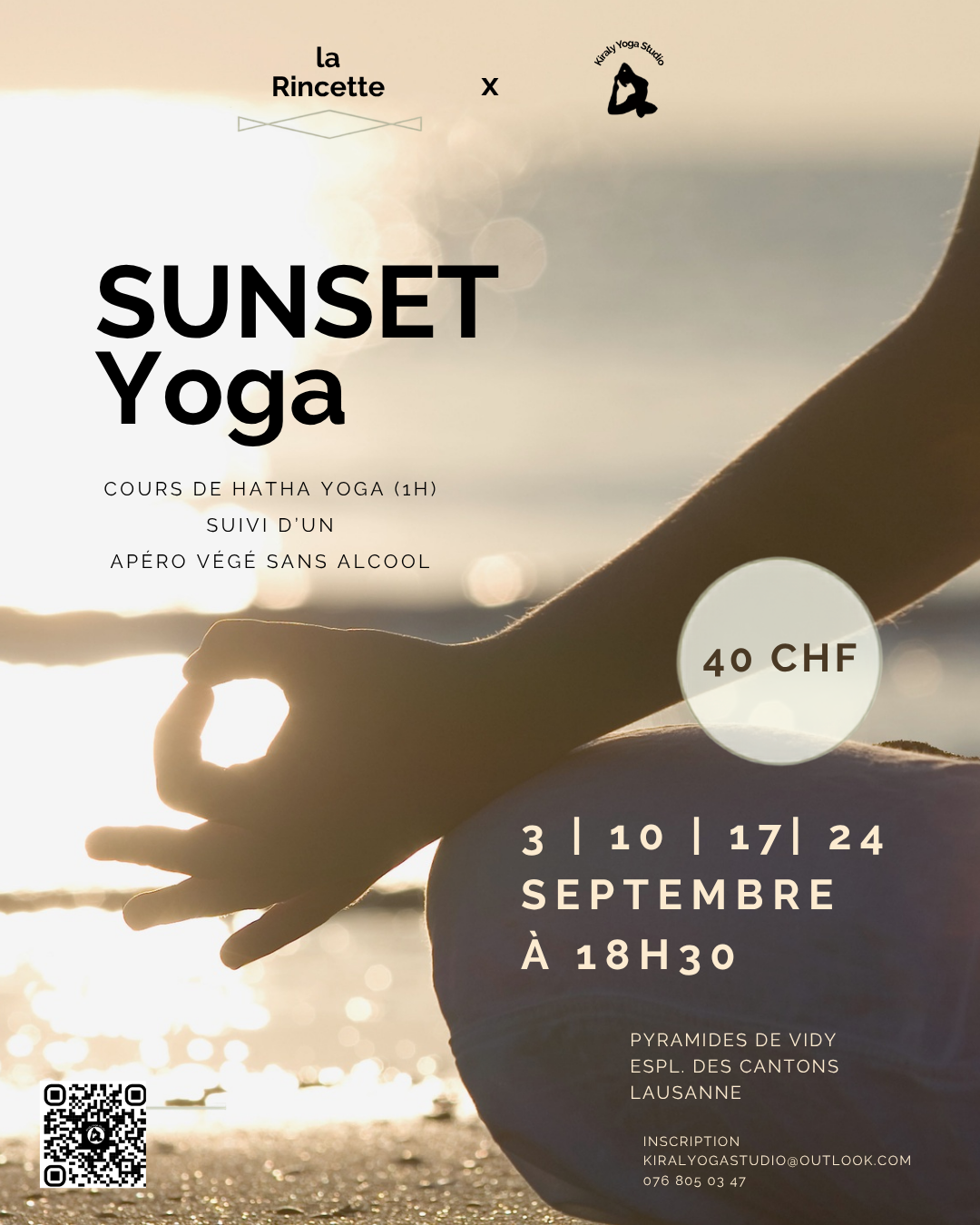 Sunset yoga